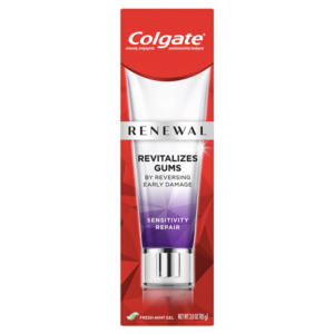 Colgate Renewal Sensitivity Repair Toothpaste, Fresh Mint Gel, 3 oz.